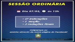Sessão Ordinária Sessão Ordinária