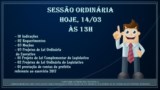 Sessão Ordinária 14/03 Sessão Ordinária 14/03